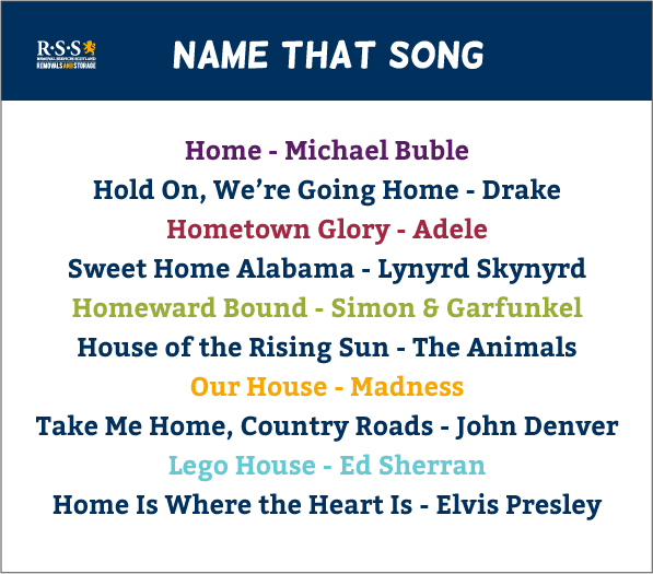 Name that Song ideas infographic